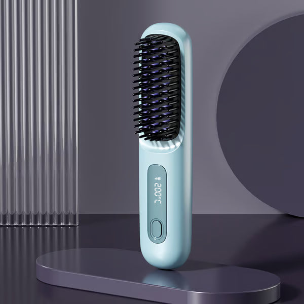 Wireless Ceramic Heating Hair Straightening Comb